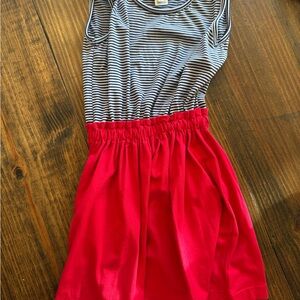 bella bliss Striped Navy and Red Casual Dress - never worn